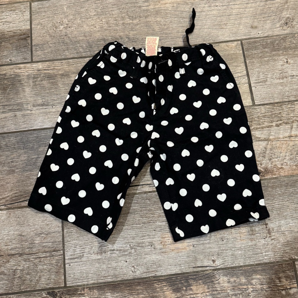 Faded Glory Black and White Polka Dot Shorts